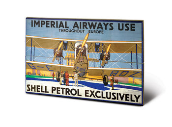 Bild auf Holz Shell - Imperial Airways