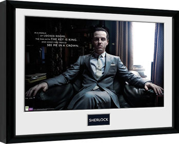 Oprawiony plakat Sherlock - Moriarty Chair