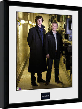 Ingelijste poster Sherlock - & Watson Portrait