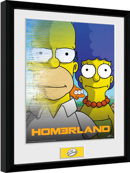 Rámovaný plakát Simpsonovi - Homerland