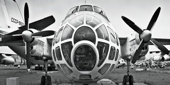 Skleněný Obraz Letadlo - Kokpit