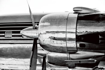 Skleněný Obraz Letadlo - Red Bull