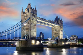Skleněný Obraz Londýn - Tower Bridge