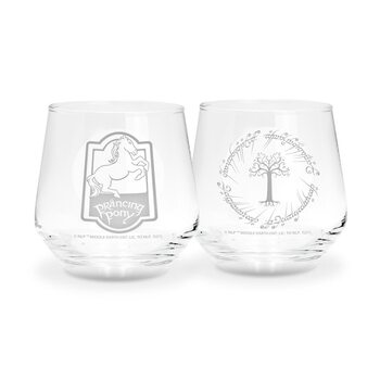 Sklenička Lord of the Rings - Prancing Pony & Gondor