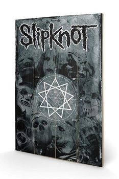 Bild auf Holz Slipknot - Pentagram