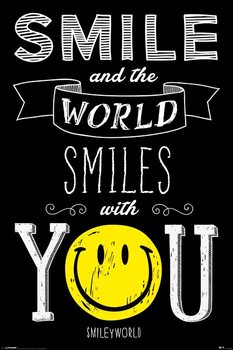 Αφίσα  Smiley - World Smiles WIth You