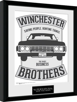 Poster enmarcado Sobrenatural - Winchester