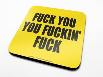 Sottobicchiere Fuck You