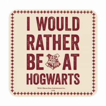Harry Potter - I'd Rather Be At Hogwarts Sottobicchieri