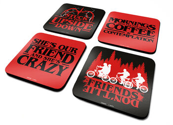 Sottobicchiere Stranger Things - Phrases 4 pcs