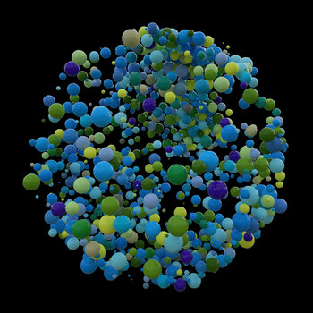 Sticker Spherical Particle Accumulation, c.2015-2025