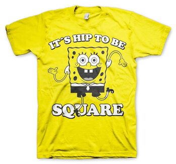 Maglietta SpongeBob - It‘s Hip To Be Square
