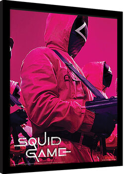 Poster incorniciato Squid Game - Troops