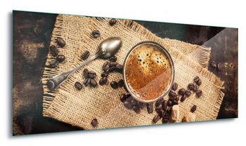 Hot Coffee Staklena slika