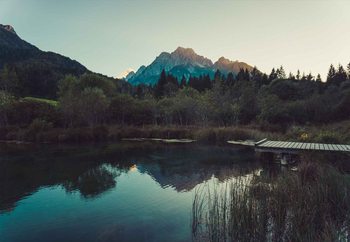 Sunset Reflections Staklena slika