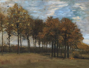 Stampa su tela Autumn Landscape, c.1885