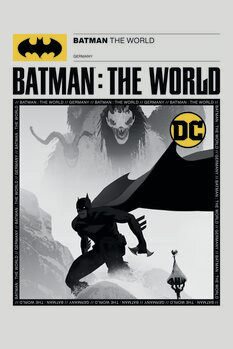 Quadro su tela Batman - The world Germany Cover