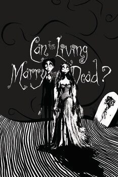 Quadro su tela Corpse Bride - Living marry the dead