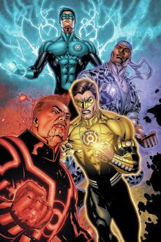 Quadro su tela Green Lantern Corps