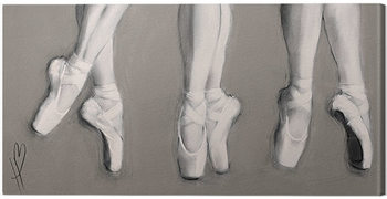 Stampa su tela Hazel Bowman - Dancing Feet