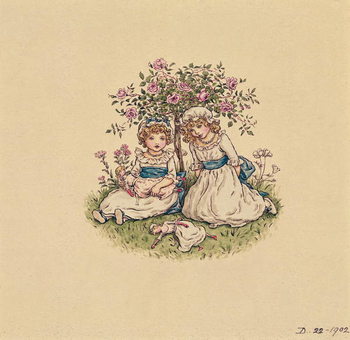 Stampa su tela Illustration for 'St. Valentines Day' 1902