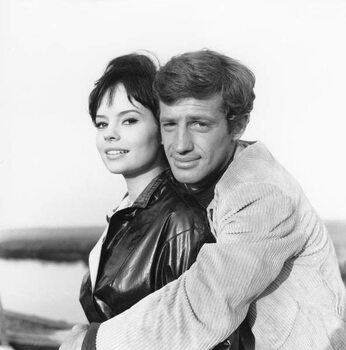 Quadro su tela Pascale Petit And Jean-Paul Belmondo