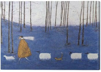 Quadro su tela Sam Toft - Tiptoe Through the BlueBells