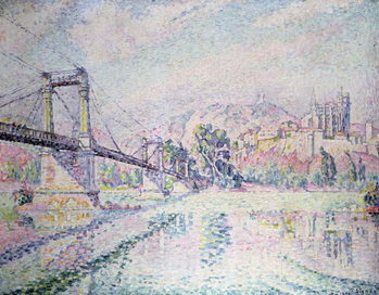 Stampa su tela The Bridge, 1928