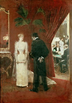 Stampa su tela The Private Conversation, 1904