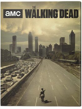 Stampa su tela The Walking Dead - Road