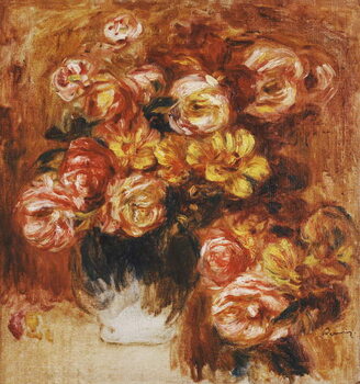 Quadro su tela Vase of Roses; Vase de Roses,