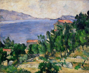 Quadro su tela View of Mount Marseilleveyre and the Isle of Maire, c.1882-85