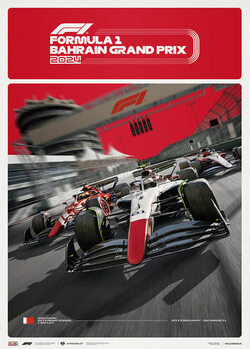 Stampa d'arte Bahrain Grand Prix - 2024 Formula 1 - Grand Prix Poster
