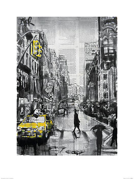 Stampe d'arte Loui Jover - Brooklyn Cab