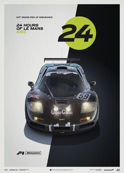 Stampa d'arte McLaren F1 GTR - 24h Le Mans