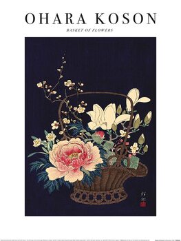 Stampe d'arte Ohara Koson - Basket of Flowers