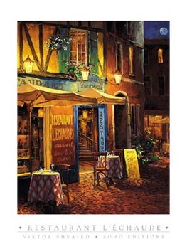 Stampa d'arte Restaurant L\\\\\\\'Echaude
