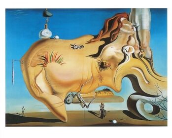 Stampe d'arte Salvador Dali - Le Grand Masturbateur