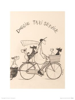 Stampa d'arte Sam Toft - Doggie Taxi Service