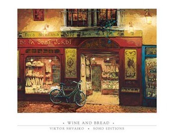 Stampa d'arte Wine and Bread