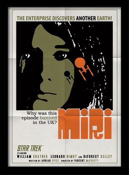 Rámovaný plakát Star Trek - Miri