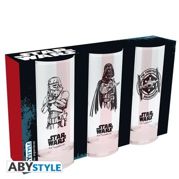 Γυαλί Star Wars - Darth Vader, Stormtrooper, Tie Fighter