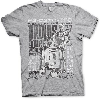 T-shirt Star Wars - Droids Night