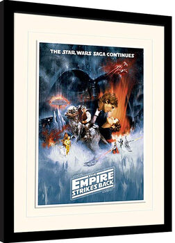 Zarámovaný plakát Star Wars: Empire Strikes Back - One Sheet