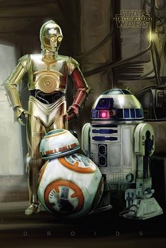 Star Wars Episode VII: The Force Awakens - Droids - плакат (poster)