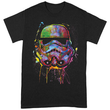 T-skjorte Star Wars - Paint Splats Helmet