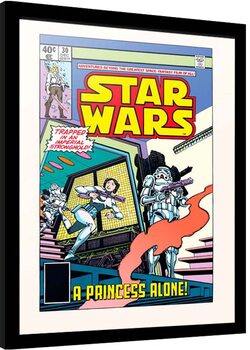 Framed Poster Star Wars - Princess Alone