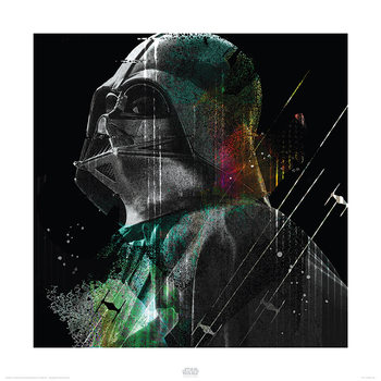 Art Print Star Wars Rogue One - Darth Vader Lines