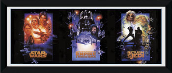 Ingelijste poster Star Wars - triptych