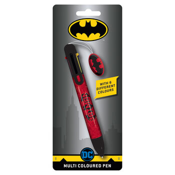 Schrijfaccessoires Multi-Coloured Pen - Batman (Red)